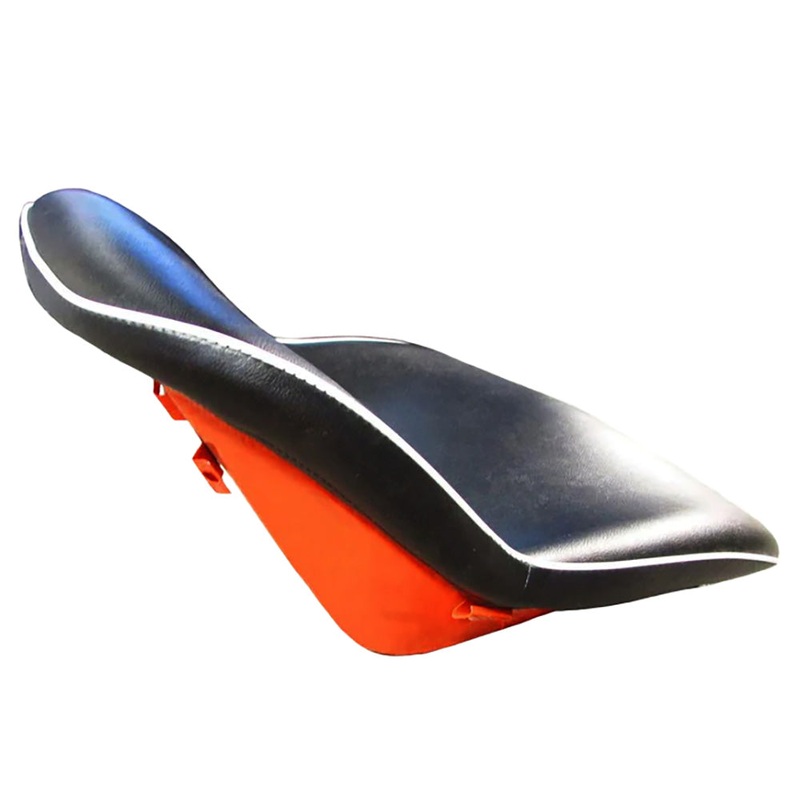 Black / Orange Seat Assembly Fits Kubota Replaces 32290-18400
