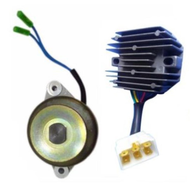 Alternator & Regulator Set Fits Kubota Replaces 15351-64600