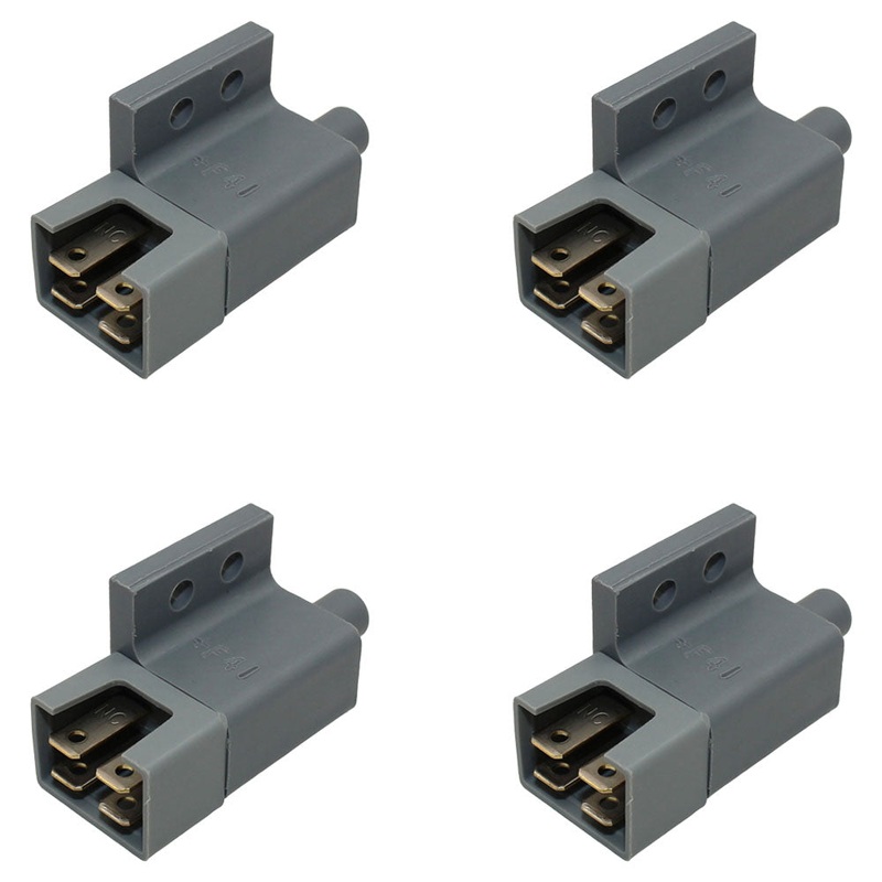 Qty 4: Plunger Switch Fits Husqvarna Replaces 532109553