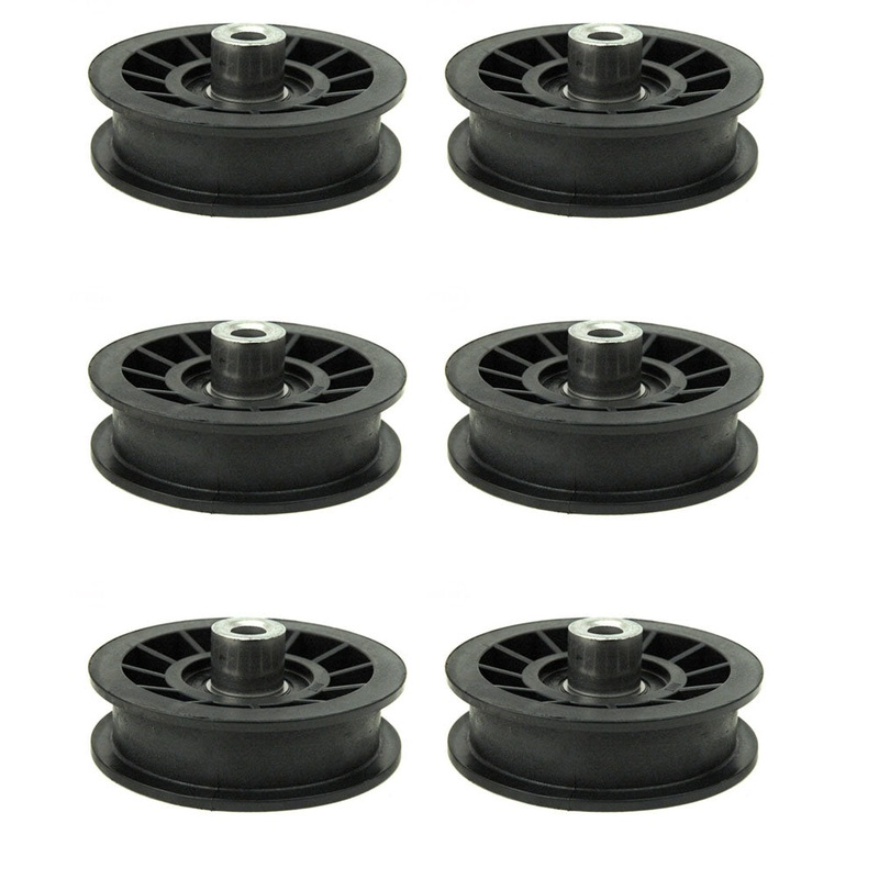 Qty 6: Flat Idler Pulley Fits Snapper Replaces 705080