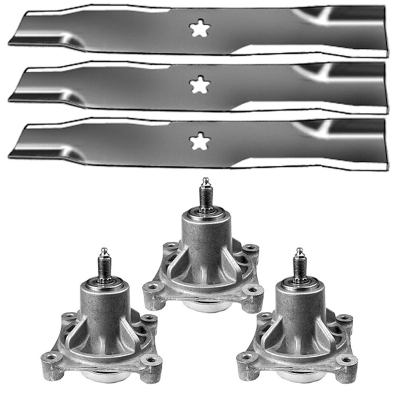 48" Mower Deck Blade & Spindle Kit Fits AYP Replaces 173921