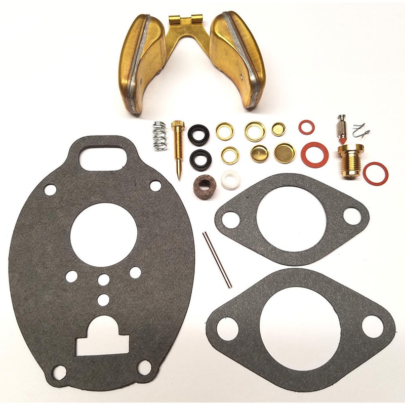 Economy Carburetor Kit & Float Fits Massey Ferguson Replaces 1508838M91