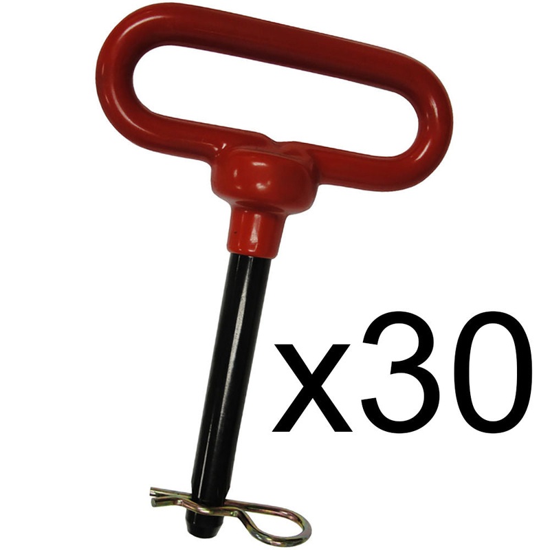 Qty 30: Red Handle Hitch Pin Fits Universal Products Replaces B504050_x30