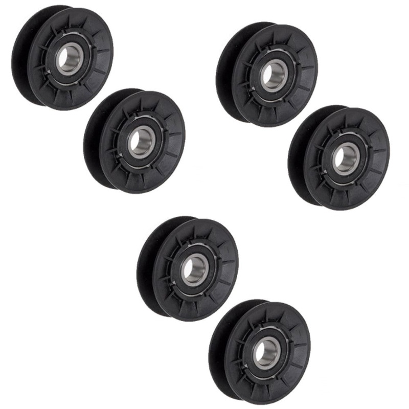 Qty 6: V Groove Idler Pulley Fits Troy Bilt Replaces 1760097