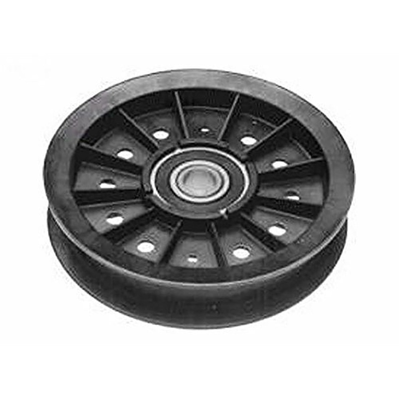 393225 Flat Idler Pulley Fits Grasshopper 1984 thru 1994 44" 48" & 52" Decks