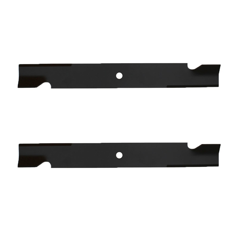Qty 2: Notched High Lift Mower Blade Fits Dixie Chopper Replaces 30227-60