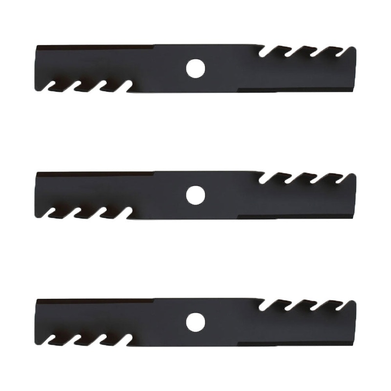 Qty 3: Toothed Mulching Blade Fits Exmark Replaces 103-6381