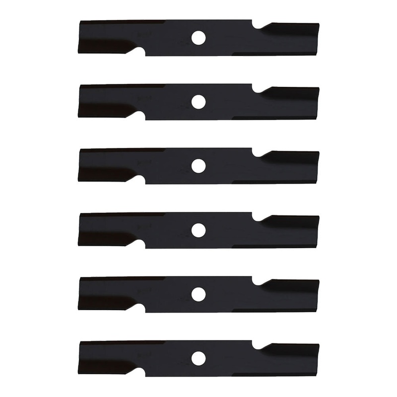 Qty. 6: Notched Mower Blade Fits Toro Replaces 109-6872