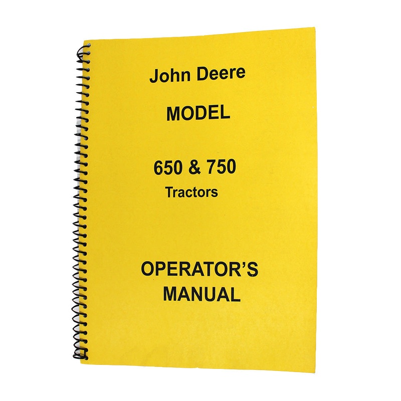 Operators Manual Fits John Deere Replaces JD-O-OMRW15455