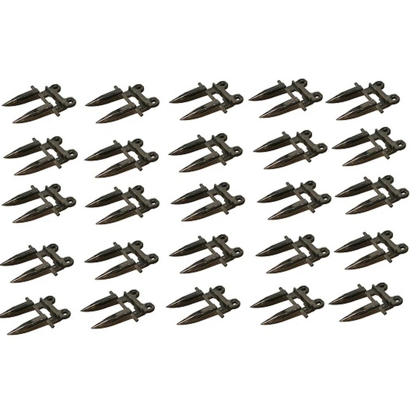 Qty 25: 2 Prong Double Heat Treated Forged Guard Fits Hesston Replaces 049270H