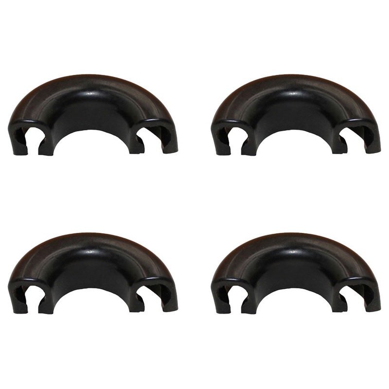 Qty 4: Black D-Ring Isolators Fits Universal Replaces 51-0515B