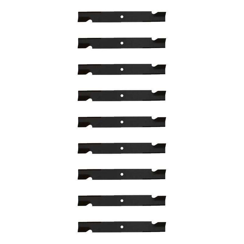 Qty 9: Notched High Lift Mower Blade Fits Toro Replaces 105-7718