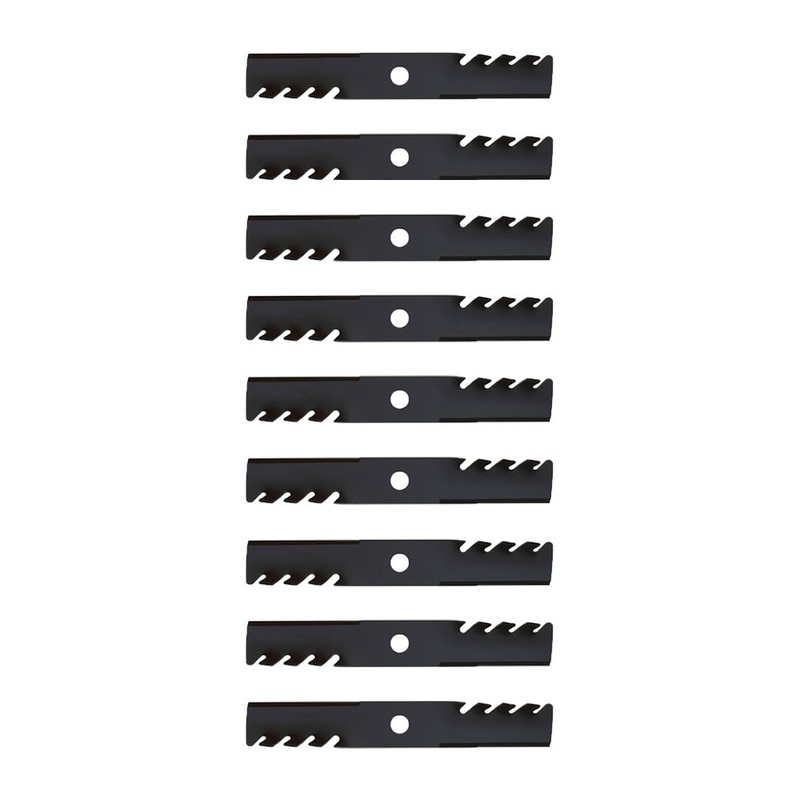 Qty 9: Toothed Mulching Blade Fits Exmark Replaces 103-6381