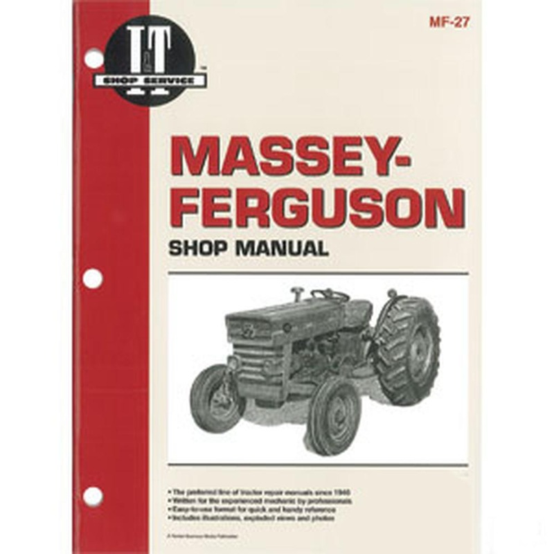 Shop Manual Fits Massey Ferguson Replaces 595-MF27