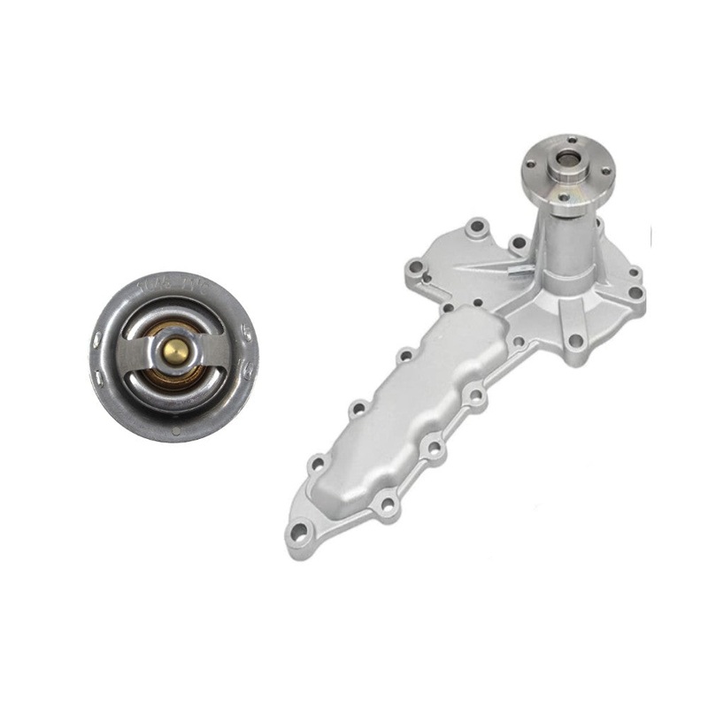 Water Pump & Thermostat Set Fits Kubota Replaces 15521-73030