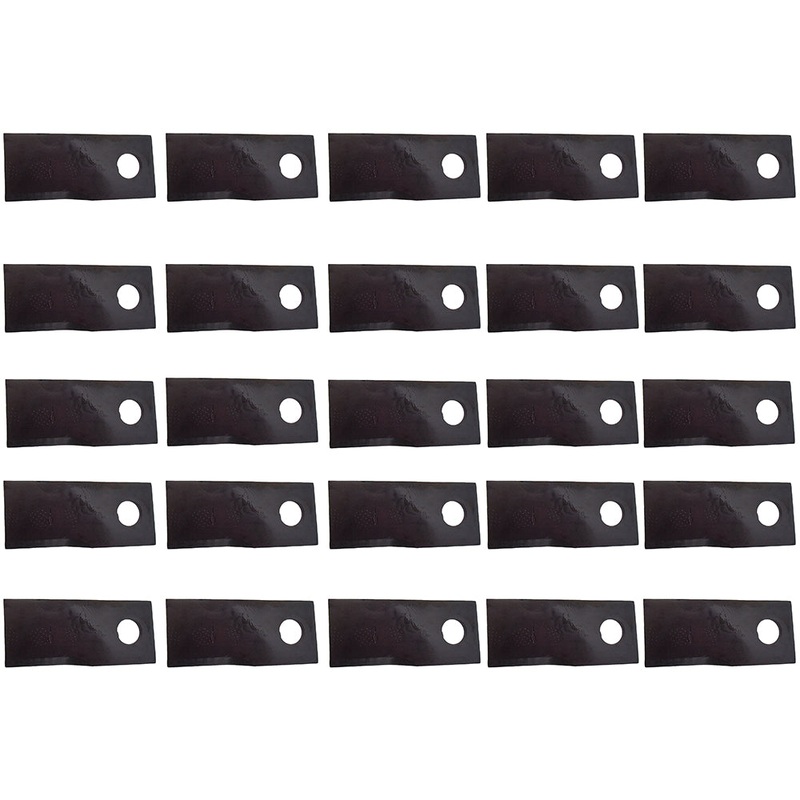 Qty 25: LH Disc Mower Blade Fits GEHL Replaces 612634