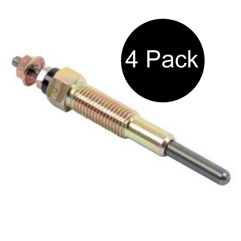 Qty 4: Glow Plug Fits Shibaura Replaces SBA185366060