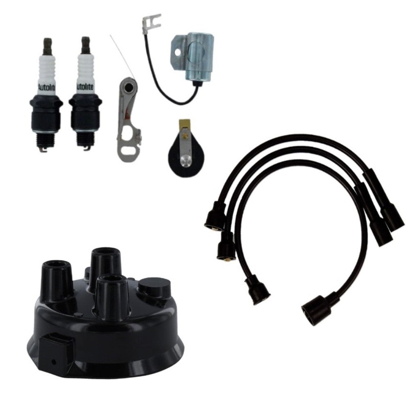 2-Cyl Tractor Ignition Tune Up Kit Fits John Deere M MT 40 320 330 420 430 440