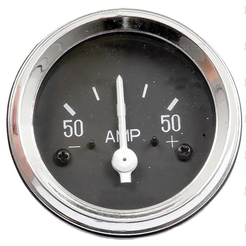 A0NN10670A Chrome Ammeter Gauge 600 700 800 900 2N 9N 8N Jubilee Fits Ford Tract
