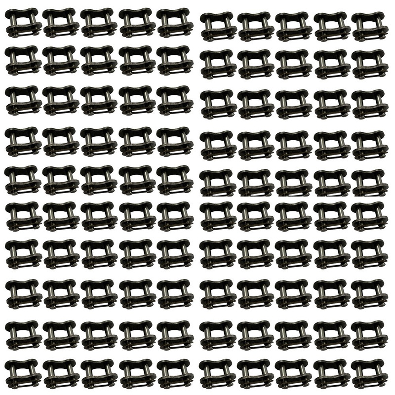 Qty 100: #50 Roller Chain Connector Link Fits Universal Products Replaces 50CL