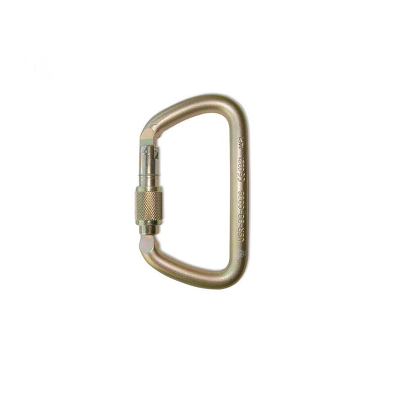 16837 LARGE D STEEL CARABINER