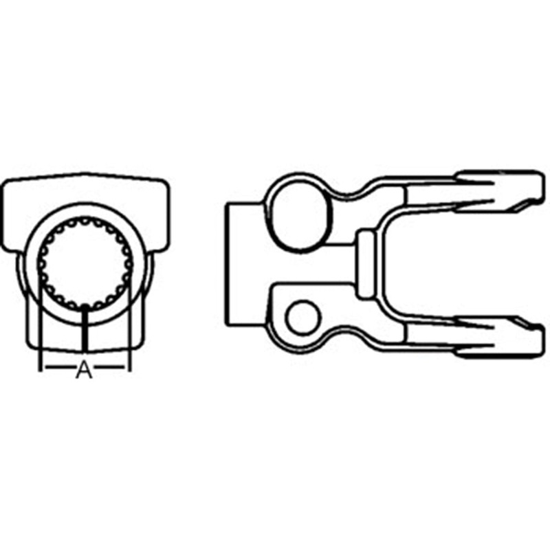A-807-3506-AI Clamp Yoke Implement Yoke