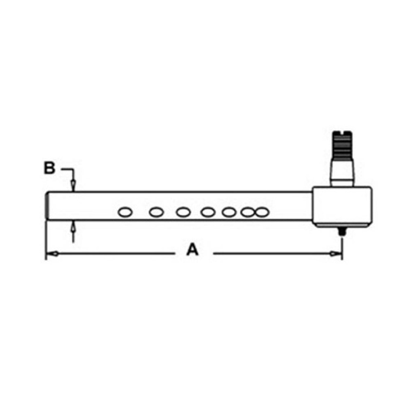 Drag Link Rod - Left Hand Fits Massey Ferguson 235 1043491M91