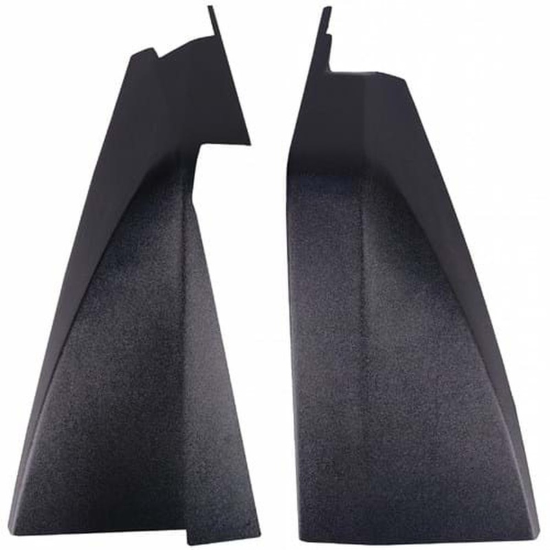 CR40KPS Kick Panel Set, Black Plastic Fits John Deere