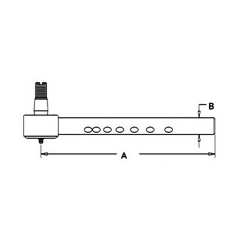Drag Link Rod - Right Hand Fits Massey Ferguson 235 1043487M91