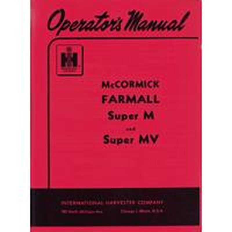 R5570 Operators Manual Fits IH / Fits FARMALL
