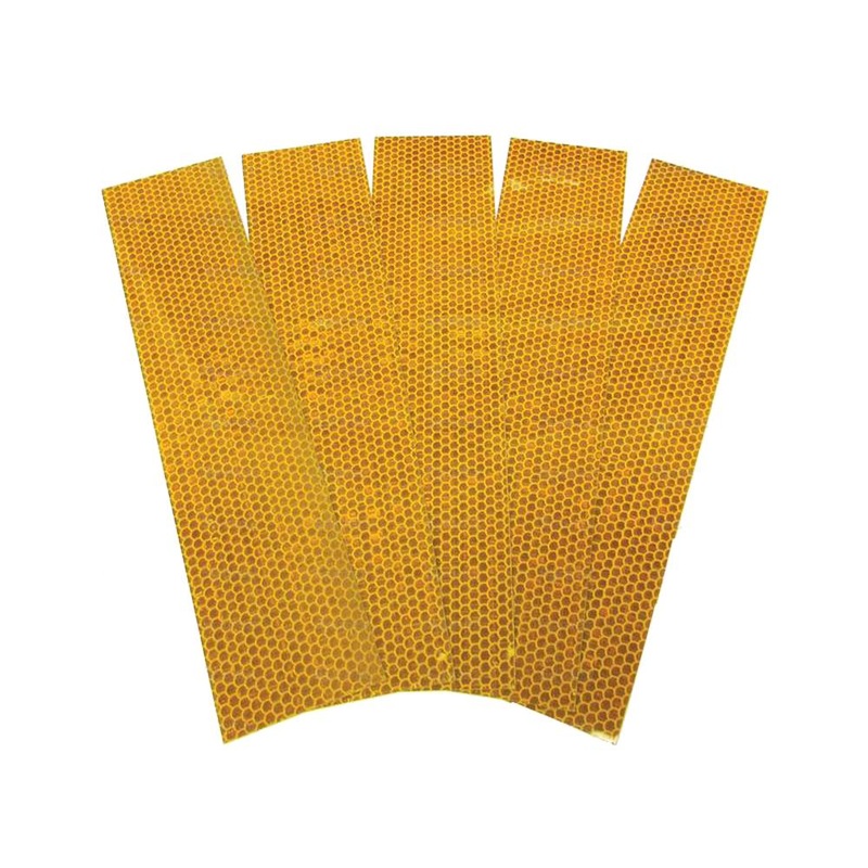 S.29909 Amber Reflective Tape, 2'' x 9'' (5 pcs.)
