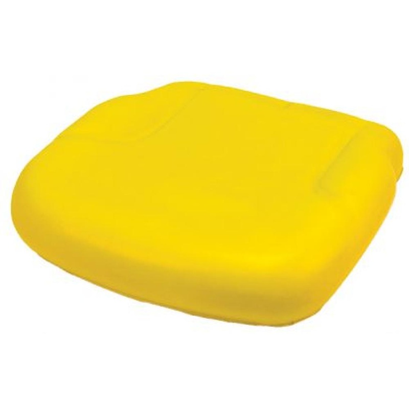 Seat Cushion - Vinyl Yellow Fits John Deere 6200 6300 6310 6400 7520 AL117332