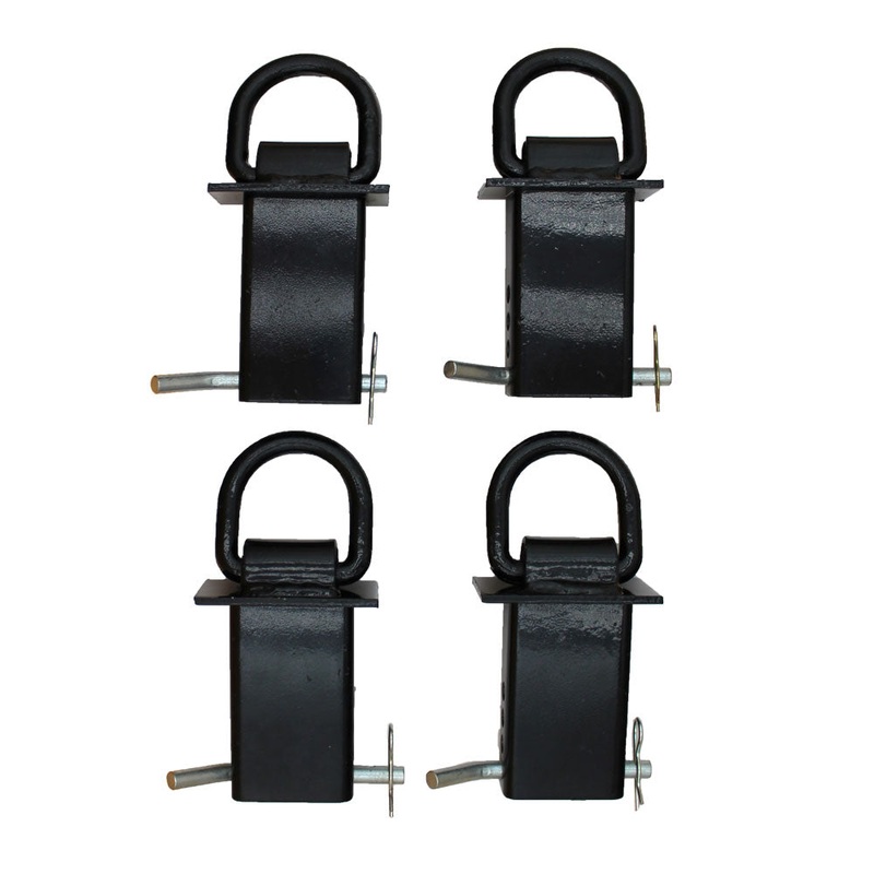 Set of Four (4) New Aftermarket Replacement Heavy Duty Adjustable Trailer Stake