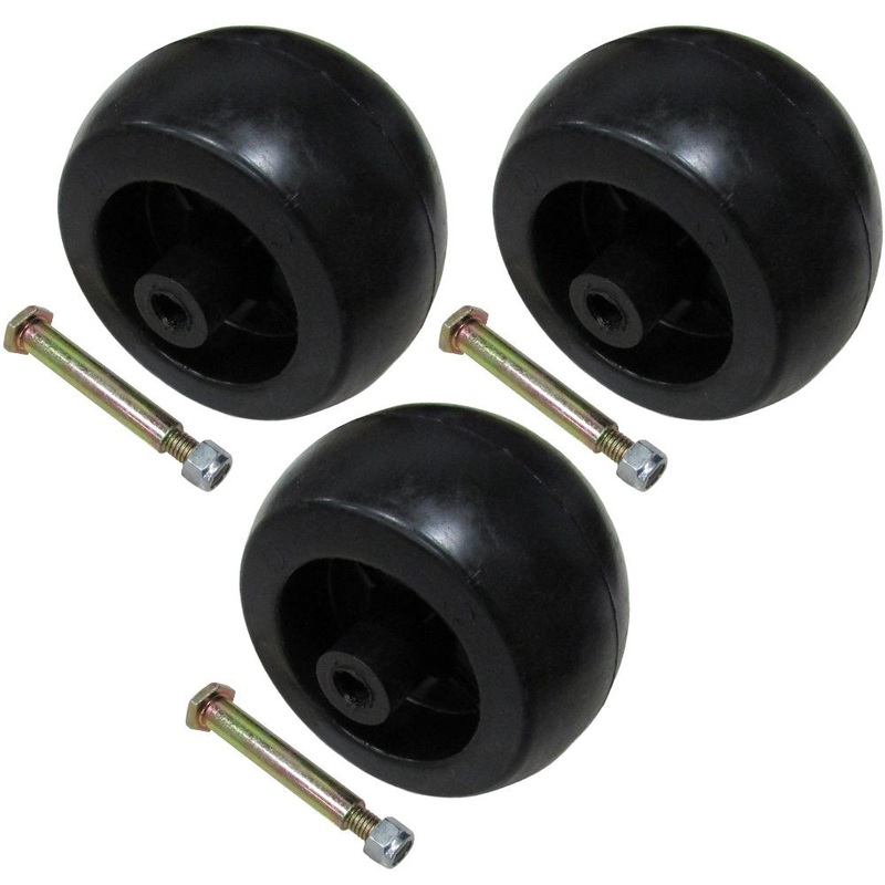 Qty 3: Deck Wheel Kit Fits Grasshopper Replaces 484225
