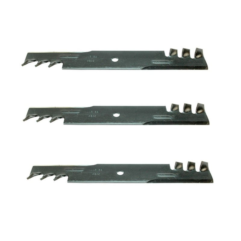 Qty 3: Toothed Mower Blade Fits Husqvarna Replaces 539100341