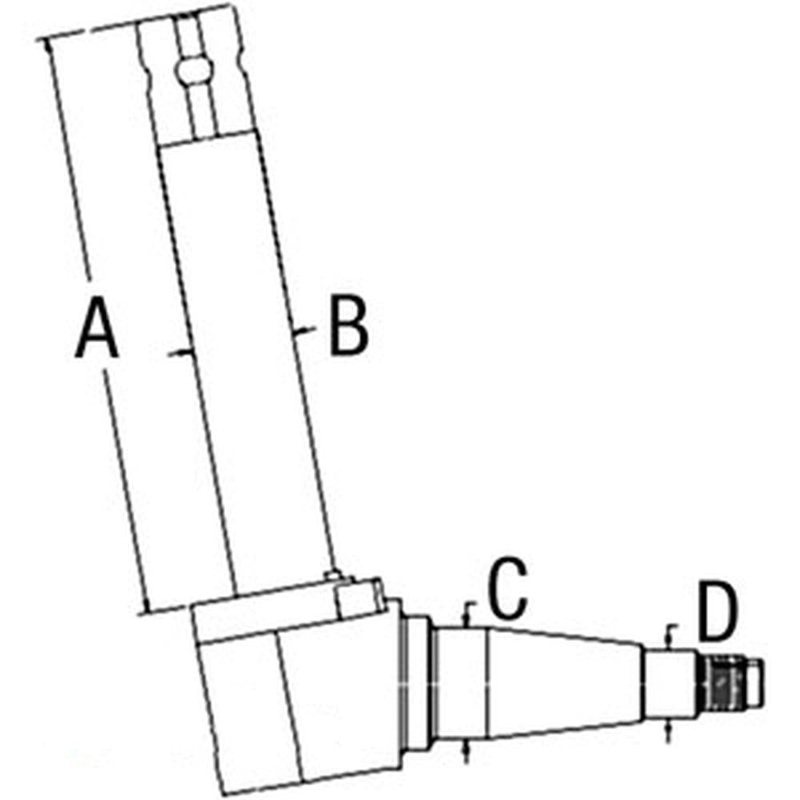 Spindle High Profile - RH Fits New Holland 5166099 Fits Ford 4130 4630 5166099