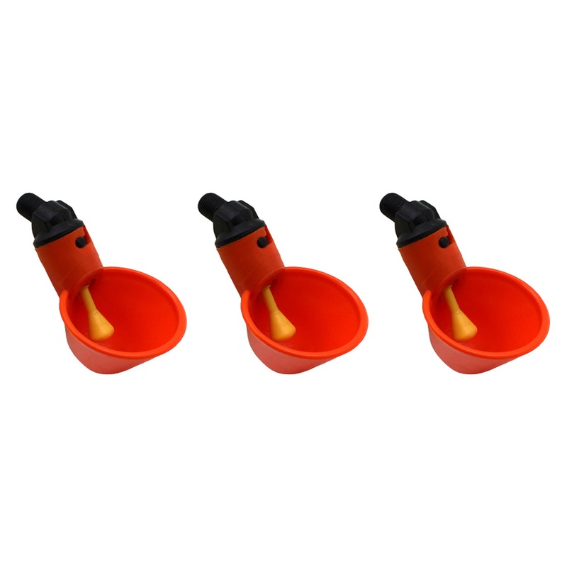 AUTOWTRDRNKRCUP Qty 3: Automatic Water Drinker Cup Fits Universal Products