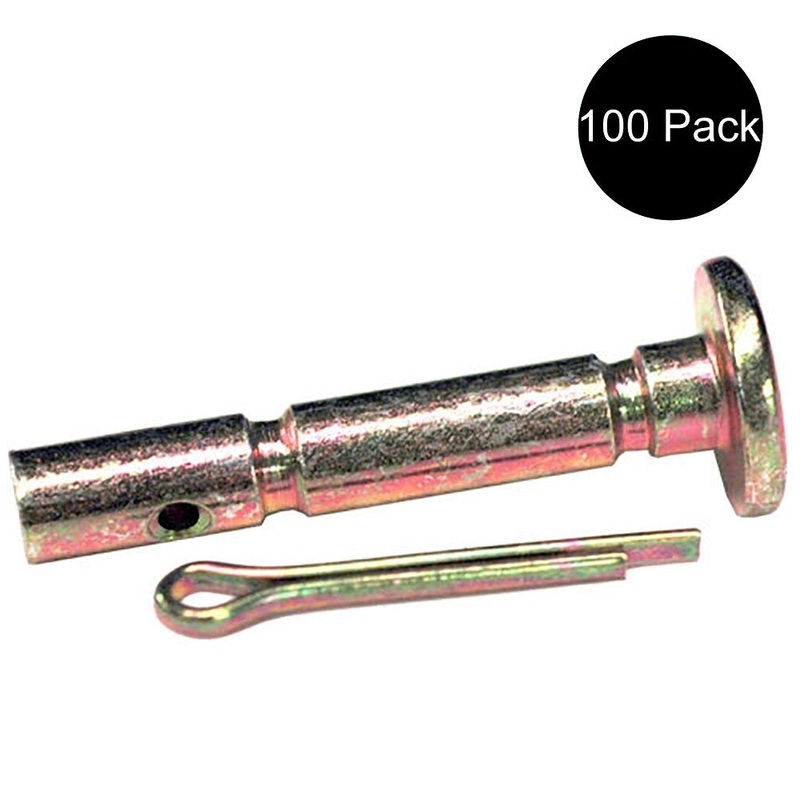 Qty 100: Shear Pin with Cotter Pin, 1-5/8" x 1/4" Fits MTD Replaces 714-04040