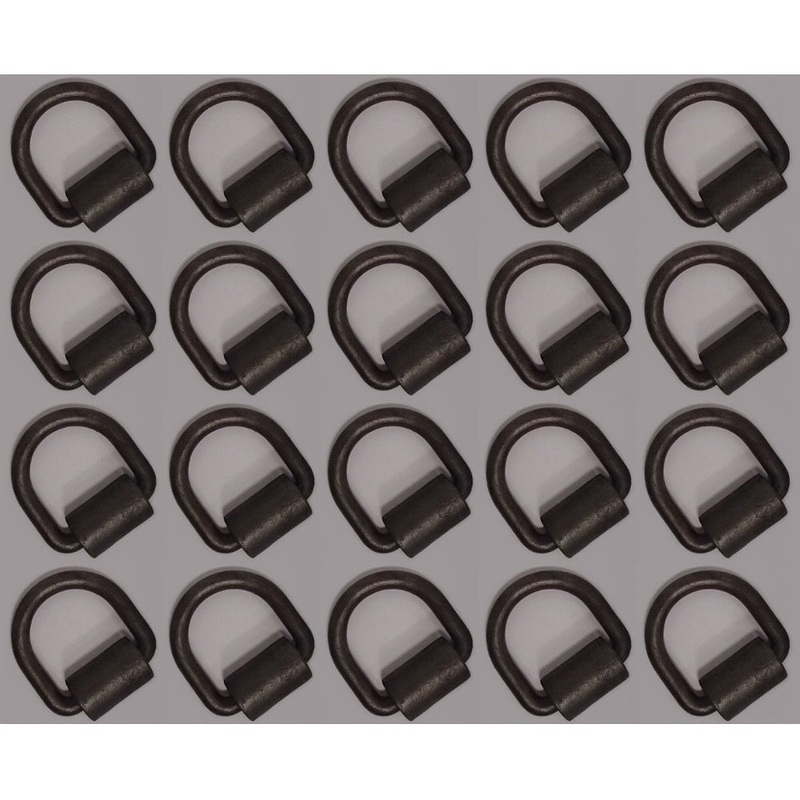 Qty 20: 1/2" Weld On D-Ring Fits Universal Products Replaces DR050-WLD