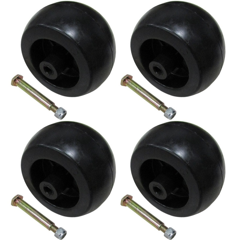 Qty 4: Deck Wheel Kit Fits Wright Replaces 72490001