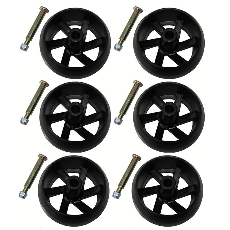 Qty 6: Spoked Deck Wheel Kit Fits AYP Replaces 133957-SPOKED