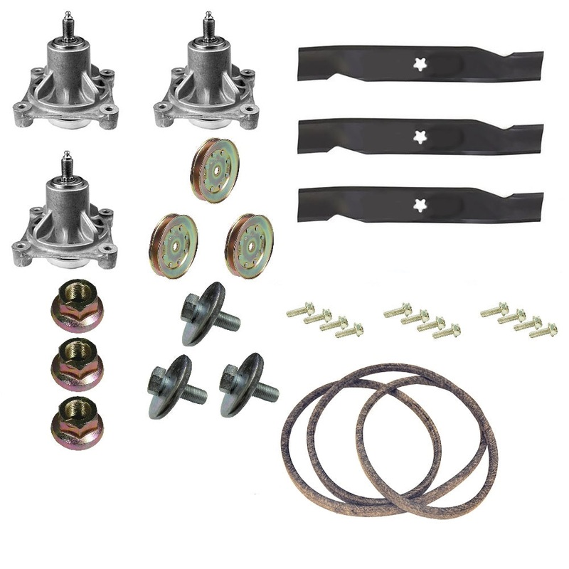 Deck Rebuild Kit w/ Hardware Fits Poulan Replaces 532180808