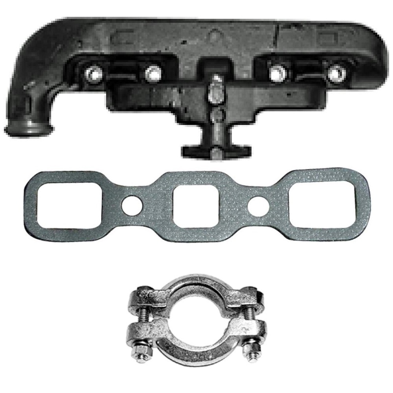 Manifold w/ Gasket & Clamp Kit Fits Ford Replaces CAPN5200A