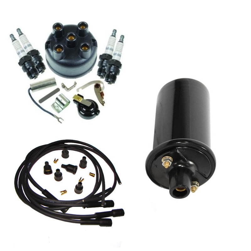 Master Tune Up Kit w/ Coil & Wire Set Fits Case/International Harvester