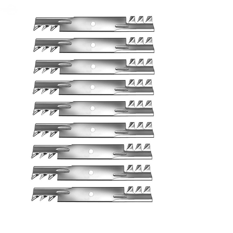 Qty 9: Toothed Mower Blade Fits Lesco Replaces 50170