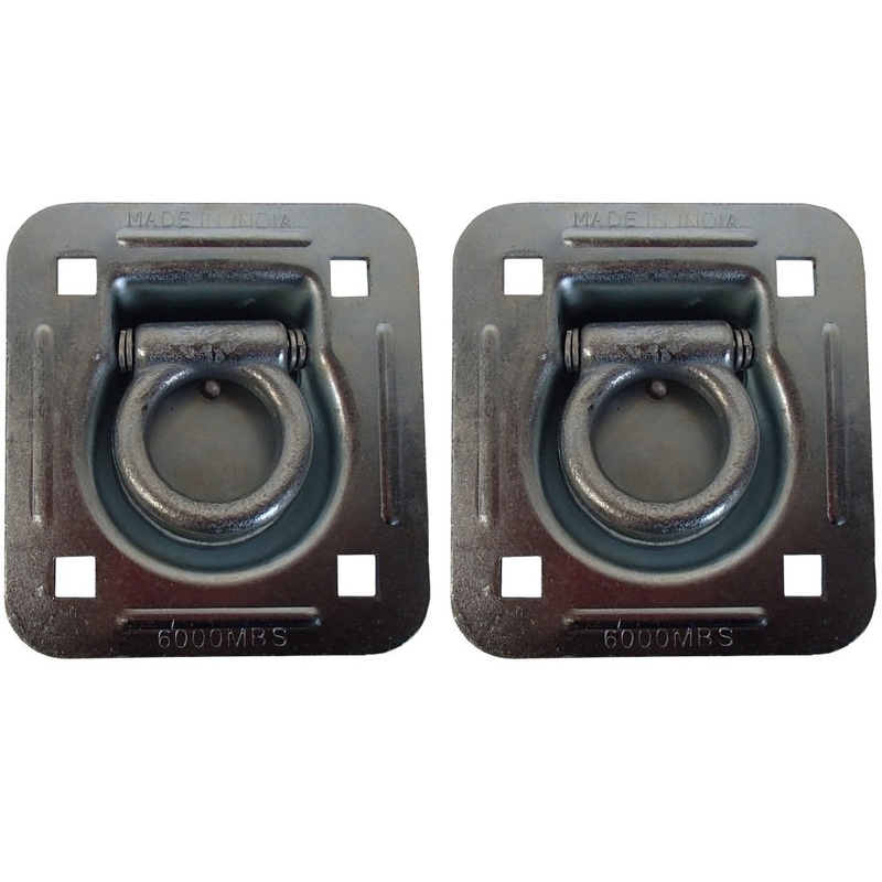 Qty 2: 1-1/2" Bolt-on Recessed D-Ring Fits Universal Products Replaces RDR5