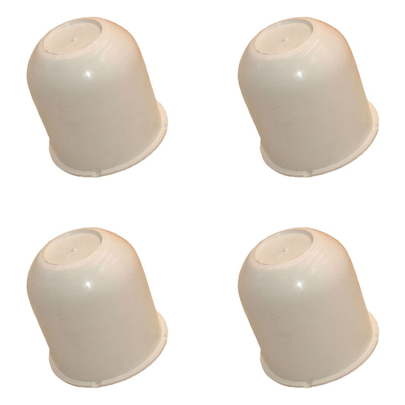 Qty 4: Hub Center Cap (White) Fits Universal Products Replaces MD9004W