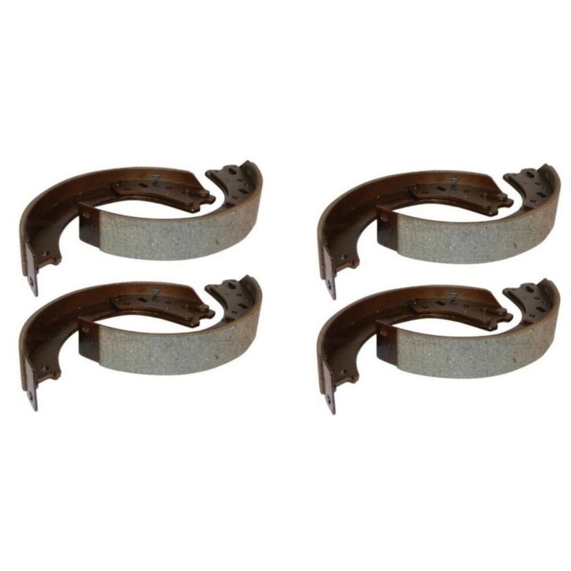 Qty 4: Pair of Brake Shoes Fits Ford/New Holland Replaces 8N2200B