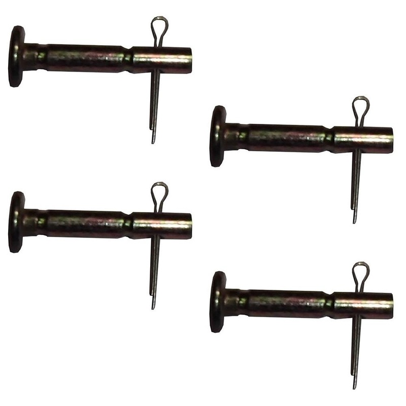 Qty 4: Shear Pin with Cotter Pin, 1-5/8" x 1/4" Fits MTD Replaces 714-04040