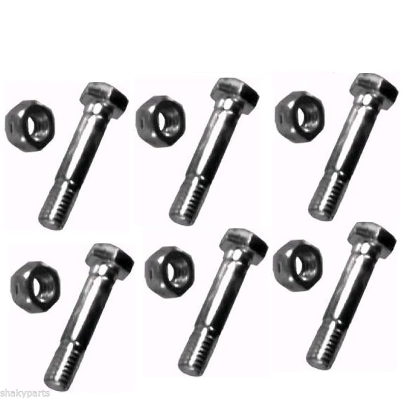 Qty 6: Shear Pin with Nut Fits Prime Line Replaces 7-04366